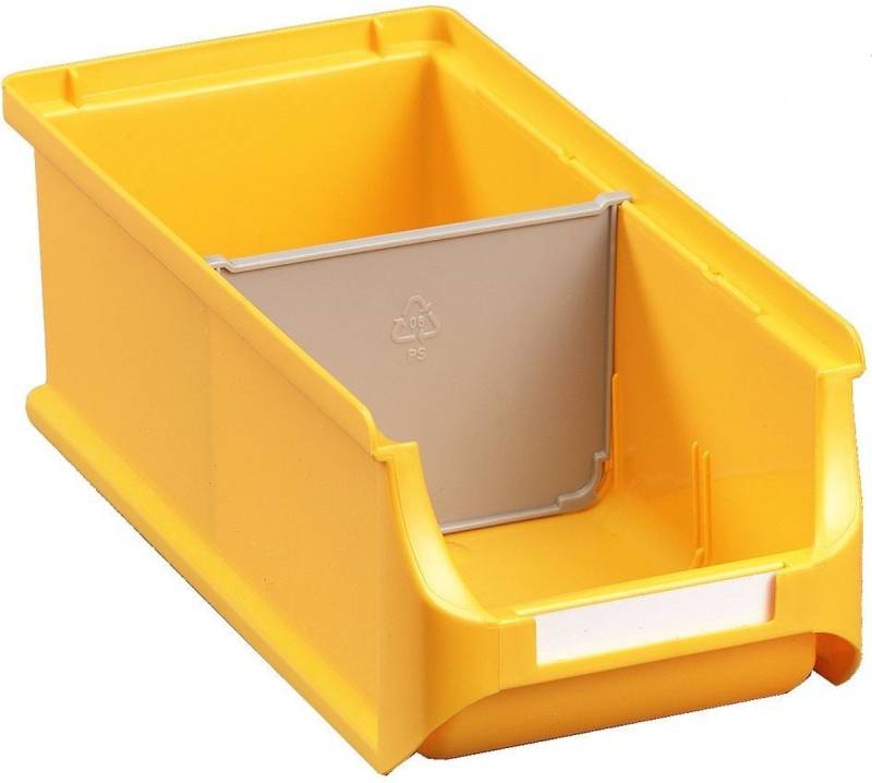 Allit Aufbewahrungsbox Sichtlagerbox ProfiPlus Gr. 2L BxTxH 10x21,5x7,5cm gelb von Allit