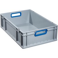 Allit Eurobox, mit blauen Grifföffnungen, HxBxT 170 x 600 x 400 mm, 34 Liter von Allit
