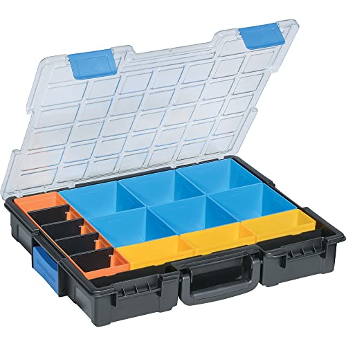 Allit Kleinteilekoffer 454220 mit Verbindungsclips, herausnehmbaren Boxen und hochschlagfestem Deckel, EuroPlus Pro >K< 44/15, mit 15 Fächern, Fahrzeugeinrichtung, Schraubenkoffer, stapelbar Allit Kleinteilekoffer 454220 mit Verbindungsclips, herausnehmbaren Boxen und hochschlagfestem Deckel, EuroPlus Pro >K< 44/15, mit 15 Fächern, Fahrzeugeinrichtung, Schraubenkoffer, stapelbar von Allit