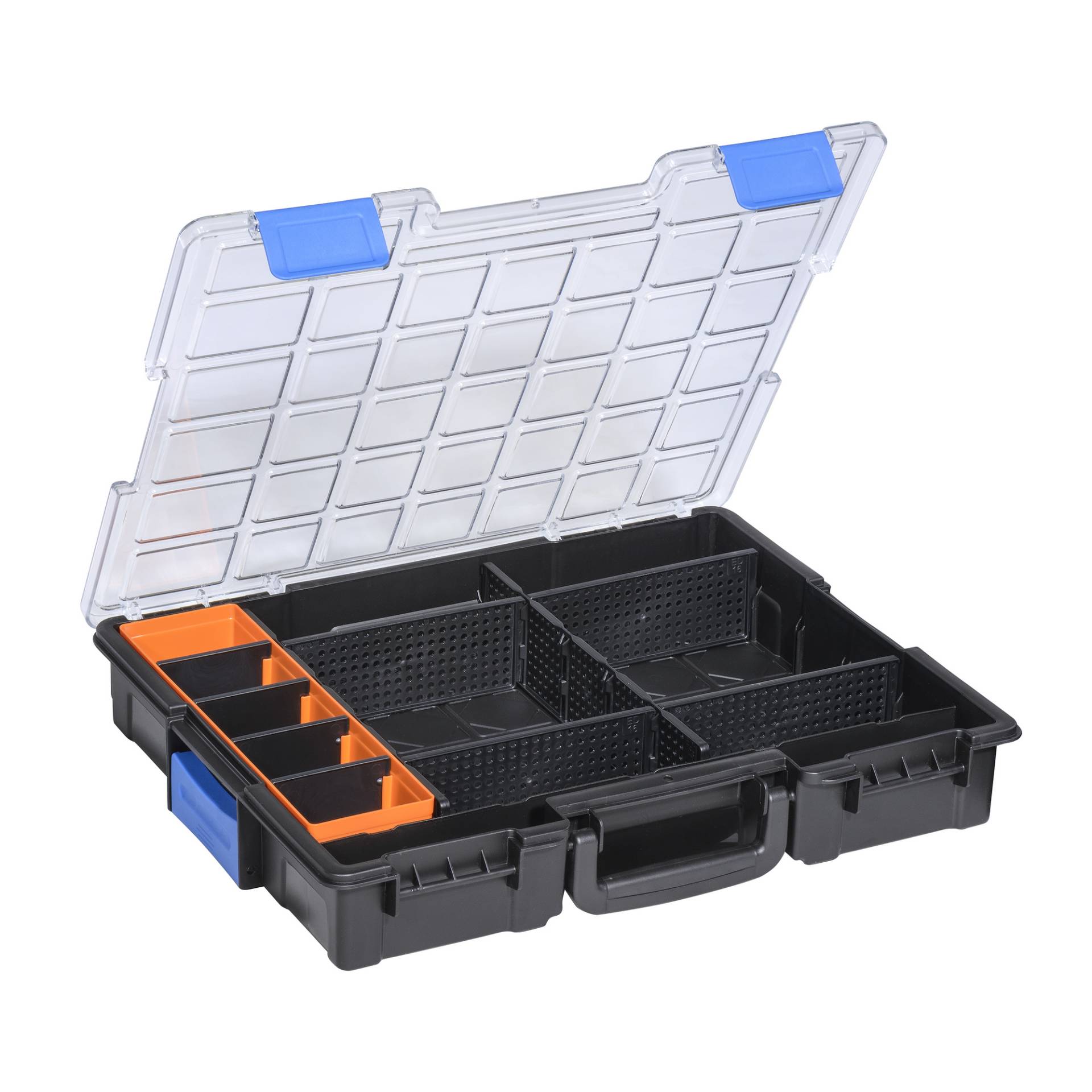 Allit EuroPlus Profi-Kleinteilekoffer 'Pro K44/12-6' mit Clips schwarz Allit EuroPlus Profi-Kleinteilekoffer 'Pro K44/12-6' mit Clips schwarz von Allit