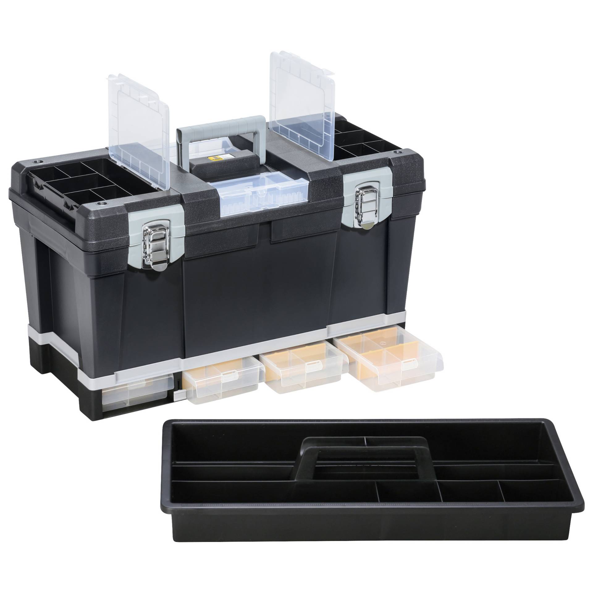 Allit McPlus Werkzeugkoffer 'Depot S 23' schwarz 58 x 28 x 33 cm Allit McPlus Werkzeugkoffer 'Depot S 23' schwarz 58 x 28 x 33 cm von Allit