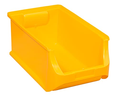 Allit ProfiPlus Lage-Box | Stapelbox | Gr.4 gelb 355x205x150mm, 456214 von Allit