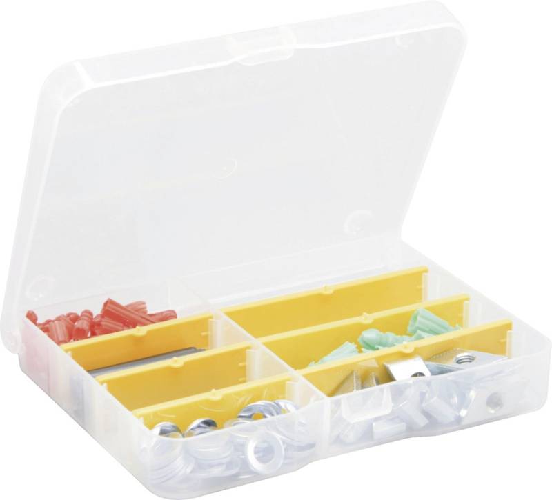 Allit Sortimentskasten,2-8 Fächer EuroPlus Basic 17/2-6 transparent von Allit