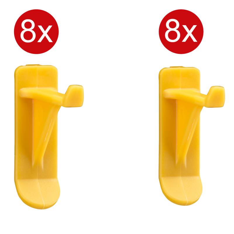 Allit StorePlus Haken-Set 'Flex P 30+40' gelb 8 x 30 mm, 8 x 40 mm von Allit