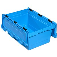 Allit Eurobox, aus PP, HxBxT 299 x 600 x 400 mm, 47 Liter, blau von Allit