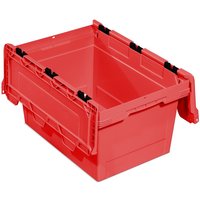 Allit Eurobox, aus PP, HxBxT 299 x 600 x 400 mm, 58 Liter, rot von Allit