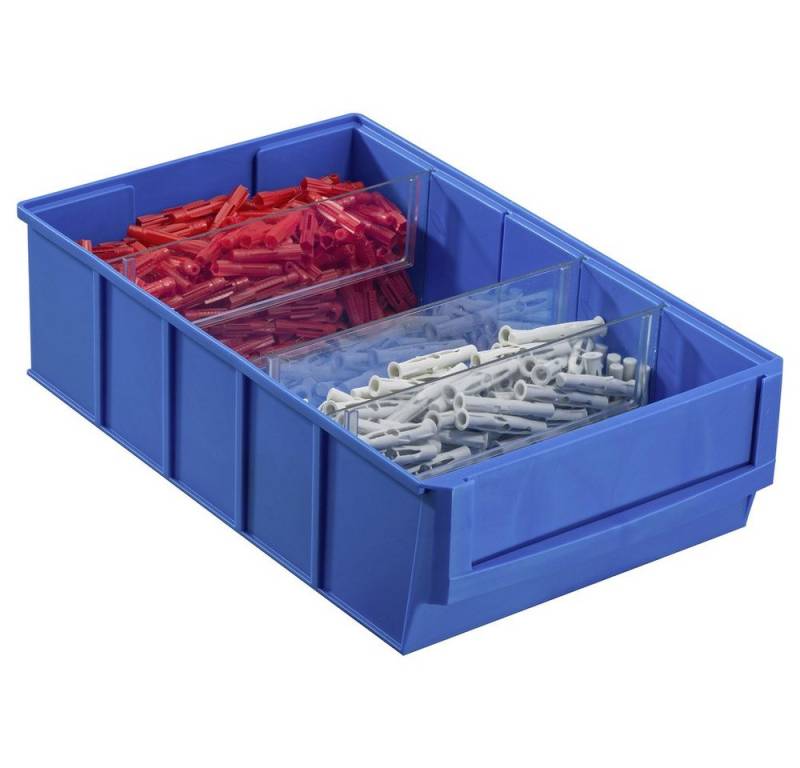 Allit Aufbewahrungsbox Allit 456530 Sichtlagerkasten (L x B x H) 300 x 185 x 81 mm Blau 1 von Allit