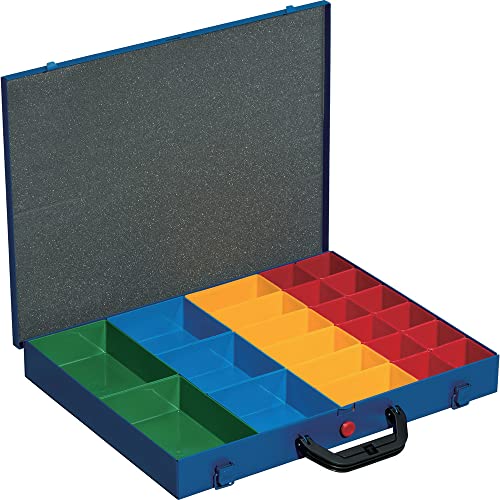 EuroPlus Pro >M< 44L-23, blau, Kleinteilekoffer-Metall, bunt von Allit