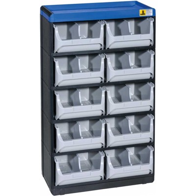 Kleinteilemagazin VarioPlus Pro 53/20 10 Schubladen 10 Trenner von Allit
