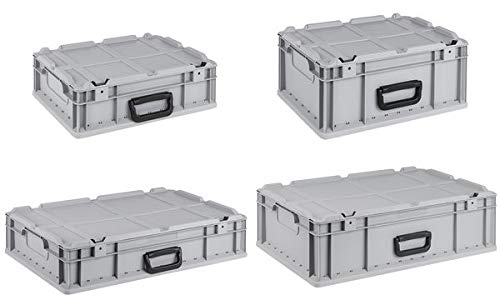 allit Aufbewahrungsbox ProfiPlus EuroCarry 417, grau 456841 von Allit