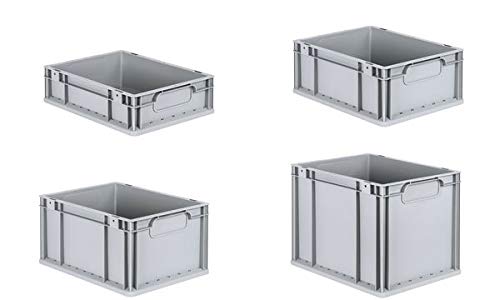 allit Aufbewahrungsbox ProfiPlus EuroEco C412, grau 456800 von Allit