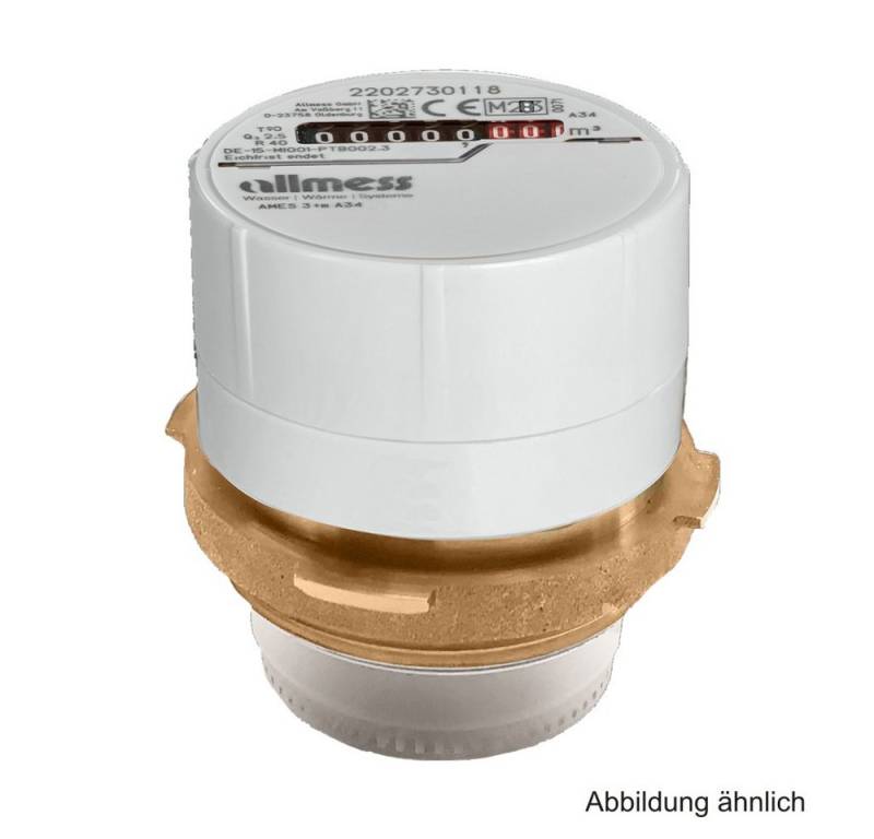Allmess Kaltwasserzähler Allmess Wohnungswasserzähler Austauschzähler UniKoax M62 +m TE1, 04659 von Allmess