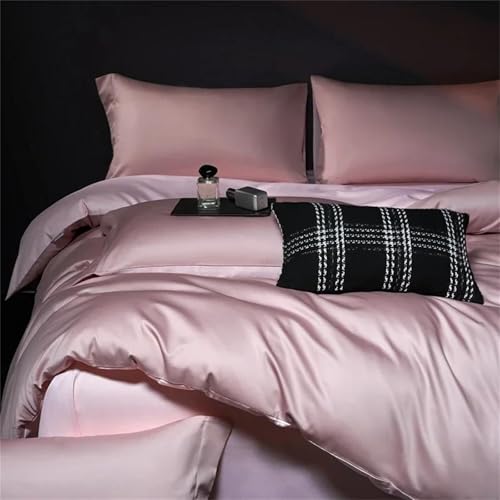 Alloaone 4-teiliges Bettwäsche-Set für Queen-Size-Betten mit hoher Fadenzahl, langstapelig, Baumwolle, luxuriös, einfarbig, Fadenzahl 1000 Alloaone 4-teiliges Bettwäsche-Set für Queen-Size-Betten mit hoher Fadenzahl, langstapelig, Baumwolle, luxuriös, einfarbig, Fadenzahl 1000 von Alloaone