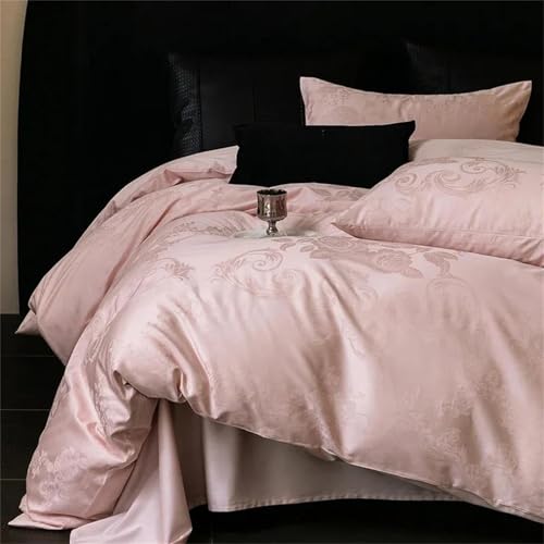 Alloaone 4-teiliges Luxus-Bettwäsche-Set aus langstapeliger Baumwolle für Queen-Size-Betten mit hochdichter Satin-Textur, Fadenzahl 1000, Twillgewebe, massiver Bettbezug und Laken Alloaone 4-teiliges Luxus-Bettwäsche-Set aus langstapeliger Baumwolle für Queen-Size-Betten mit hochdichter Satin-Textur, Fadenzahl 1000, Twillgewebe, massiver Bettbezug und Laken von Alloaone