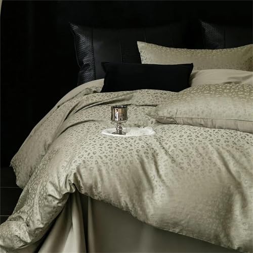 Alloaone 4-teiliges Luxus-Bettwäsche-Set aus langstapeliger Baumwolle mit hochdichter Satin-Textur, Fadenzahl 1000, Twillgewebe, einfarbiger Bettbezug und Laken Alloaone 4-teiliges Luxus-Bettwäsche-Set aus langstapeliger Baumwolle mit hochdichter Satin-Textur, Fadenzahl 1000, Twillgewebe, einfarbiger Bettbezug und Laken von Alloaone