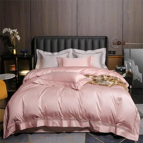 Alloaone Queen-Size-King-Size-Bettwäsche, Premium-Baumwolle, Fadenzahl 1000, 4-teilig, hypoallergen, weich, elegant, Hotelqualität, Twillgewebe, Bettbezug und Kissenbezüge Alloaone Queen-Size-King-Size-Bettwäsche, Premium-Baumwolle, Fadenzahl 1000, 4-teilig, hypoallergen, weich, elegant, Hotelqualität, Twillgewebe, Bettbezug und Kissenbezüge von Alloaone