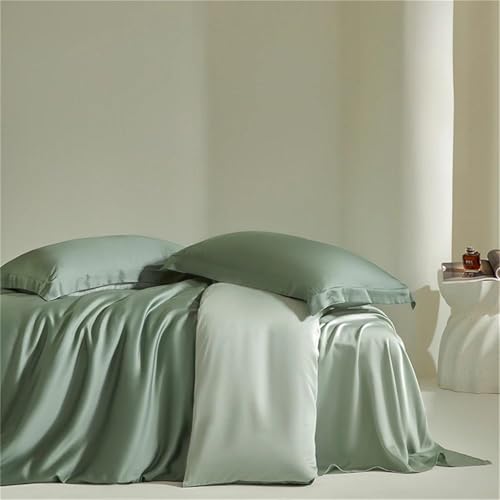 Bettwäsche-Set für Queen-Size-Betten und King-Size-Betten, 4-teilig, rosa, zweifarbig, Bettbezug, Bettlaken und Kissenbezüge für den Schlaf Bettwäsche-Set für Queen-Size-Betten und King-Size-Betten, 4-teilig, rosa, zweifarbig, Bettbezug, Bettlaken und Kissenbezüge für den Schlaf von Alloaone
