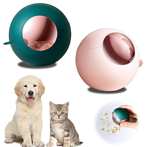 2pcs Wiederverwendbarer Gel-Fusselroller,Gel Fusselroller Ball,Waschbare Fusselrolle Tragbarer, Fusselroller Kleidung für Tierhaare, Fusselentfernung (Grün+Rosa) von Allony