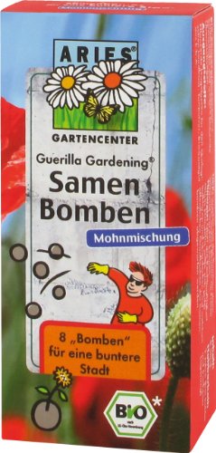 Aries, Samenbomben Mohnmischung für `Guerilla Gardening` , 8 St. Aries, Samenbomben Mohnmischung für `Guerilla Gardening` , 8 St. von Allos