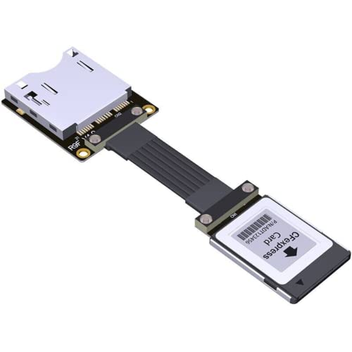 Allowish CF To CF Express Type-B Speicherkarten-Verlängerungskabel Stecker auf Buchse PCIE 4.0 Gen4 (10 cm, R99SF 4.0) von Allowish