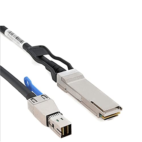 Allowish MiniSAS HD SFF-8644 to QSFP 40G SFF-8436 Server Connection Cable (2m,Black) von Allowish