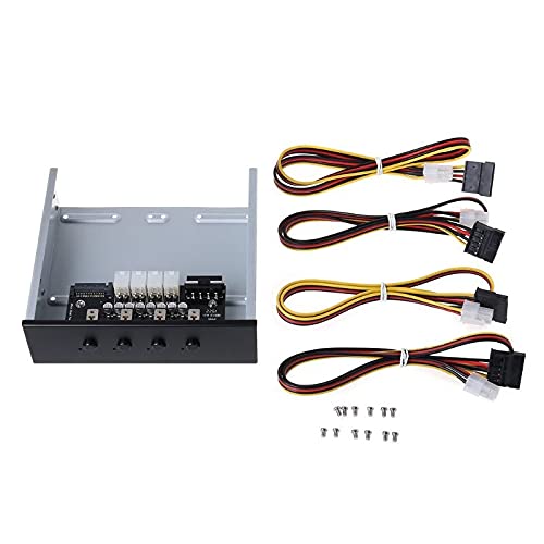 Allowish Multi-System-Frontpanel-Erweiterung mit 5,25 optischem Laufwerk und 4 SATA-Festplatten-Schaltern von Allowish