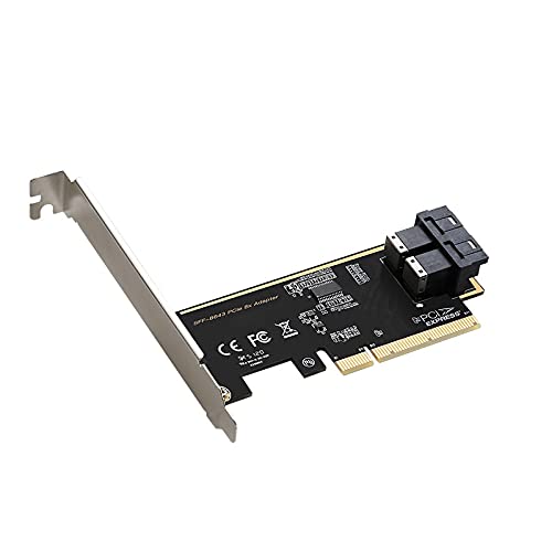 Allowish PCIE 8X auf 2 Ports U.2 SFF-8643 Dual NVMe SSD PCI-e x8 Konverterkarte sff8643 U2 Adapter Allowish PCIE 8X auf 2 Ports U.2 SFF-8643 Dual NVMe SSD PCI-e x8 Konverterkarte sff8643 U2 Adapter von Allowish