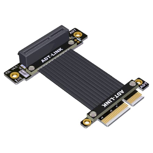 Allowish PCIE X4 Verlängerungskabel Adapter PCIE4.0 Erweiterung X4 auf X4 unterstützt Netzwerkkarte (30 cm, R22SL 4.0) von Allowish