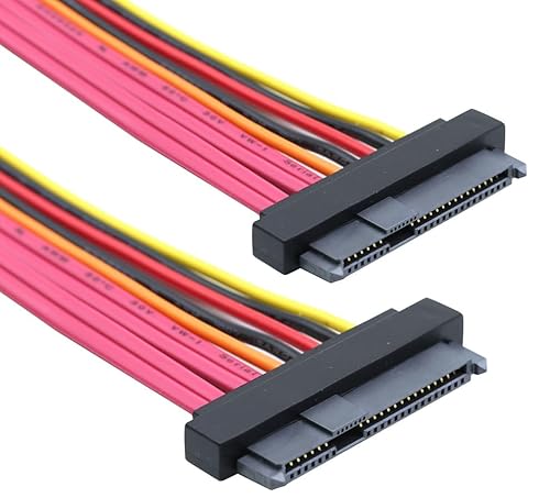 Allowish SAS SFF-8482 29P Buchse auf SFF-8482 Buchse PC Hardwarekabel für Server-Festplattenumwandlung (0,5 m) von Allowish