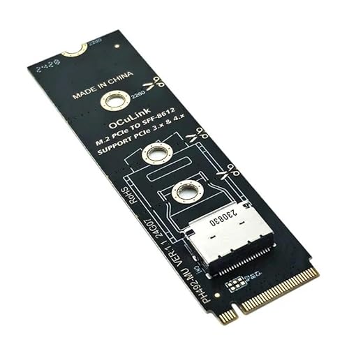 M.2 Nvme Pcie auf Oculink Buchse Dock SFF-8612 Adapter M.2 Mkey Nvme auf Oculink SFF-8611 SFF-8612 Adapter M.2 Nvme Pcie auf Oculink Buchse Dock SFF-8612 Adapter M.2 Mkey Nvme auf Oculink SFF-8611 SFF-8612 Adapter von Allowish