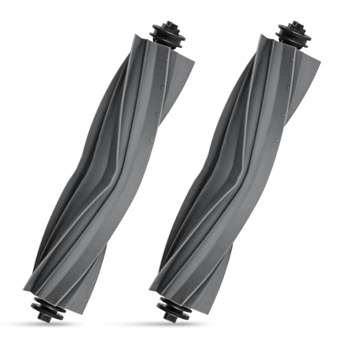 2 Stück Hauptbürste Zubehör für Dreame X40 Ultra / L10s Ultra / L40 Ultra / L10s Ultra Gen 2 / L10s Pro Ultra Heat / D10 Plus Gen 2 Saugroboter, Gummi Bürste Ersatzteile von Alloytool