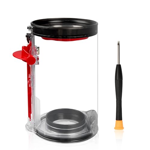 Staubbehälter für Dyson SV12 V10 Staubsauger, großer Mülleimer 969509-01 (H19,8cm × D11,5cm) von Alloytool