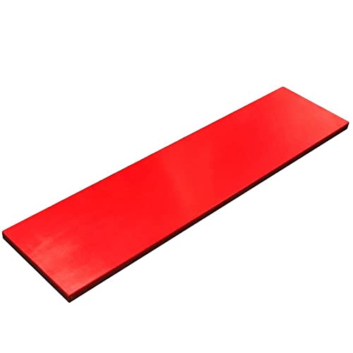 Allpax Ersatz Schneidbrett für Zerlegetisch klappbar 1200 mm - stabile rot/braune Kunststoffplatte - Maße: 1200 x 300 x 30 mm von Allpax