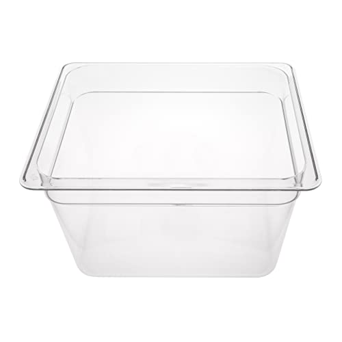 Allpax GN Behälter 1/2 aus Polycarbonat (PC) - Höhe 200 mm - 11,0 Liter Inhalt - transparent - geeignet für ALLPAX Sous Vide Garer SVU & SV3 App von Allpax
