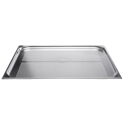 Allpax GN Behälter 2/1 Edelstahl - Höhe 20 mm - mit Lochung - lebensmittelechter & hitzebeständiger Gastronormbehälter, zum Abtropfen oder als Gareinsatz im Chafing Dish Allpax GN Behälter 2/1 Edelstahl - Höhe 20 mm - mit Lochung - lebensmittelechter & hitzebeständiger Gastronormbehälter, zum Abtropfen oder als Gareinsatz im Chafing Dish von Allpax