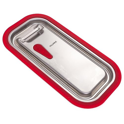 GN-Deckel 1/3 mit Silikon-Dichtung - mit Loch zur Rückbelüftung - spülmaschinenfest - Hitzebeständig bis 200°C GN-Deckel 1/3 mit Silikon-Dichtung - mit Loch zur Rückbelüftung - spülmaschinenfest - Hitzebeständig bis 200°C von Allpax