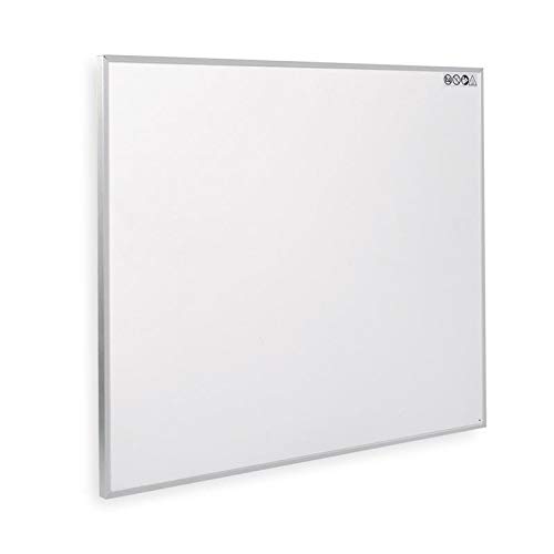 Infrarotheizung 450 Watt - 70 x 60 cm – Überhitzungsschutz – Wandmontage/alt. Standheizung - Aluminium - Thermostat optional - Gesunde Wärme und effizientes Heizen von Allpax