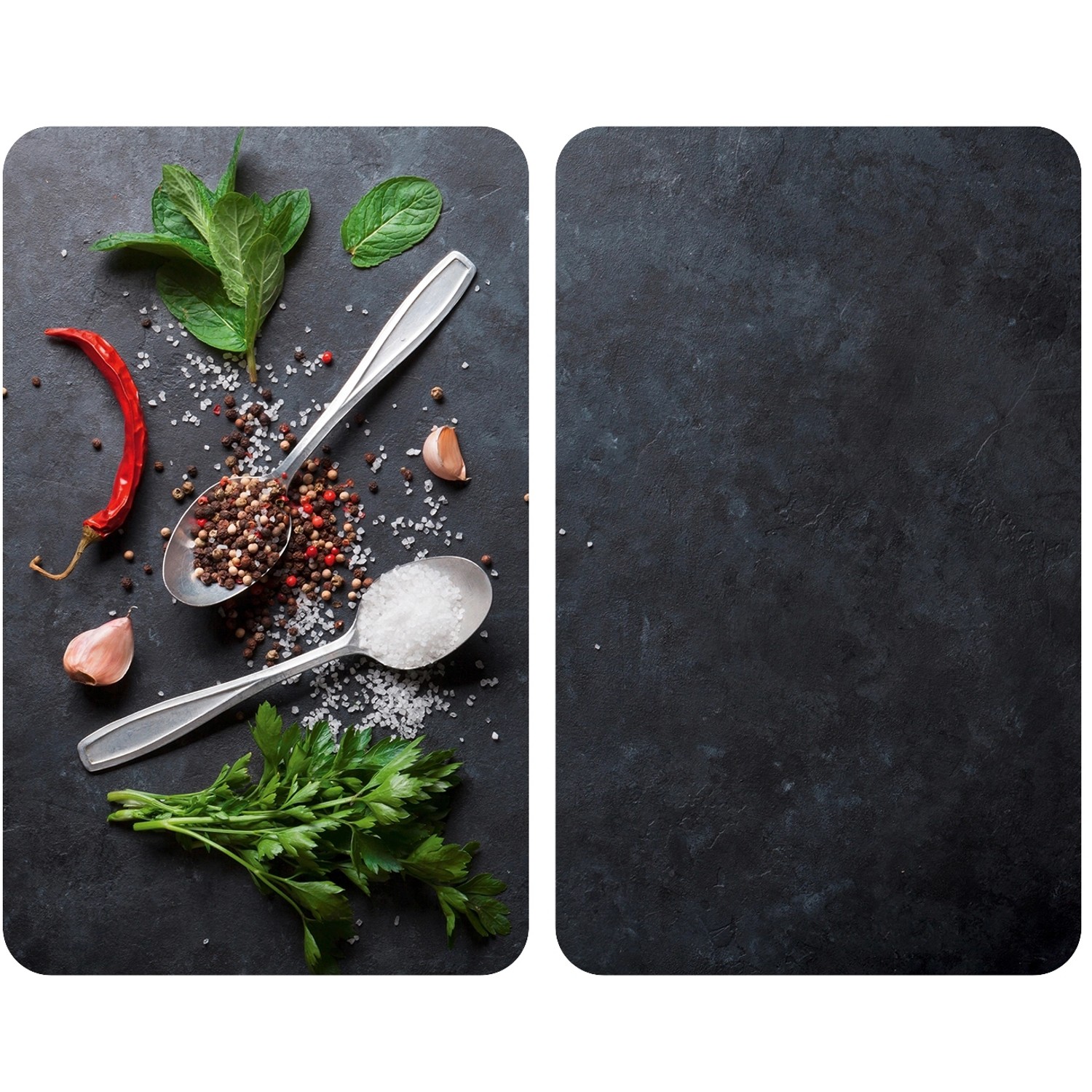 Allstar Glasabdeckplatten Basilikum für Glaskeramik-Kochfelder 2er-Set Allstar Glasabdeckplatten Basilikum für Glaskeramik-Kochfelder 2er-Set von Allstar