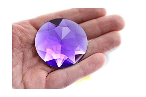 Allstarco H132 Acrylsteine, flache Rückseite, rund, 50 mm, Violett, einzeln verpackt, 4 Stück Allstarco H132 Acrylsteine, flache Rückseite, rund, 50 mm, Violett, einzeln verpackt, 4 Stück von Allstarco