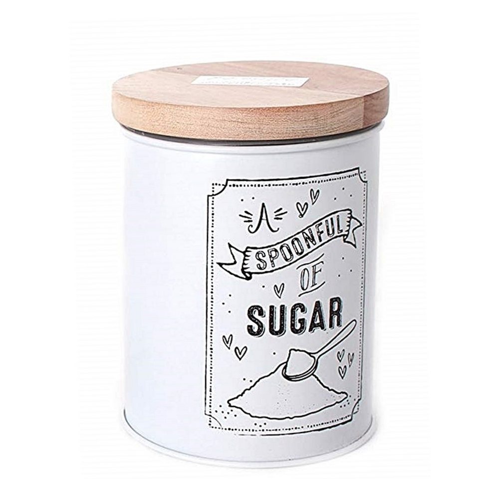 Sifcon Vorratsdose TIME FOR TEA oder A SPOONFUL OF SUGAR, Metall, dicht schließend Sifcon Vorratsdose TIME FOR TEA oder A SPOONFUL OF SUGAR, Metall, dicht schließend von Sifcon