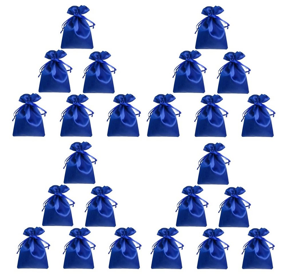 Alltagszauber befüllbarer Adventskalender Satinsäckchen/Schmuckbeutel/Satinbeutel 10x15cm (24-tlg), in 4 Farben verfügbar von Alltagszauber