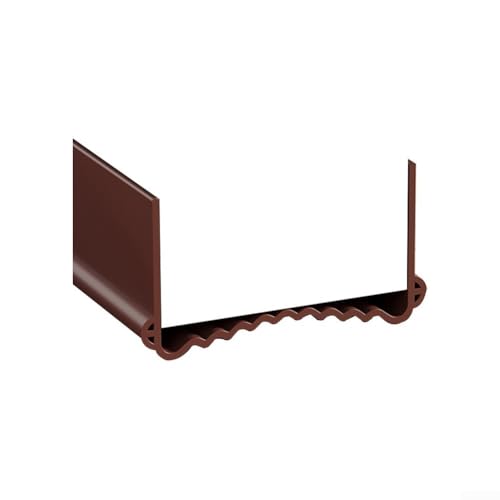 100 cm verstellbarer Isolations-Türdichtungsstreifen, PVC-Material zur Blockierung von Luftleckagen und Lärm in gewerblichen Räumen (braun) von Allthingstore