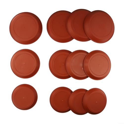 12 runde Blumentopf-Untersetzer, Kunststoff-Wasserauffangschalen für 12,7 cm, 15,2 cm, 15,2 cm, 17,8 cm, 15,2 cm, 15,2 cm, 15,2 cm, 15, 12 runde Blumentopf-Untersetzer, Kunststoff-Wasserauffangschalen für 12,7 cm, 15,2 cm, 15,2 cm, 17,8 cm, 15,2 cm, 15,2 cm, 15,2 cm, 15, von Allthingstore