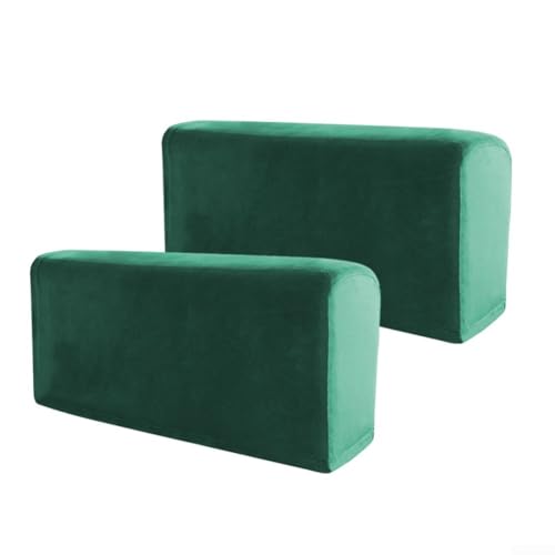 2 Stück Anti-Rutsch-Schonbezüge für Sofa und Stuhl, effektiver Möbelschutz (dunkelgrün) von Allthingstore