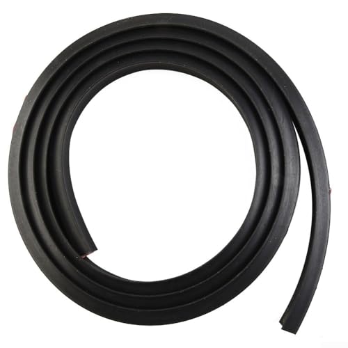 2 m biegbare Silikon-Wassersperre hält Böden trocken um Küchenspülen und Duschwannen (schwarz) von Allthingstore