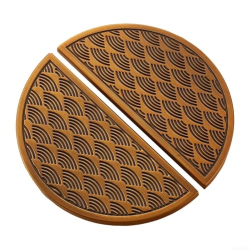 2-teiliges rundes Schrankgriff-Set, Zinklegierung, Design für Kleiderschränke, Schubladen, Schränke und Schuhschränke, Möbel (Kaffeefarben) von Allthingstore