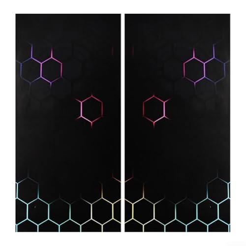 2 x Waben-Auto-B-Säule, wasserdicht, ideal zur Personalisierung von Fahrzeuginnenräumen und außen (B) von Allthingstore