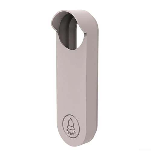 2 x kabellose Türklingel-Silikonhülle, effektiver Schutz vor Abnutzung (weiß) von Allthingstore