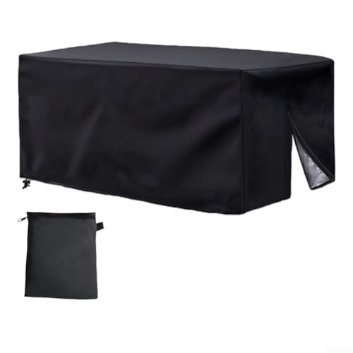 210D Oxford Fabric Folding Cart Cover for All Weather Protection Secure Fit with Adjustable Drawstring (Black) von Allthingstore