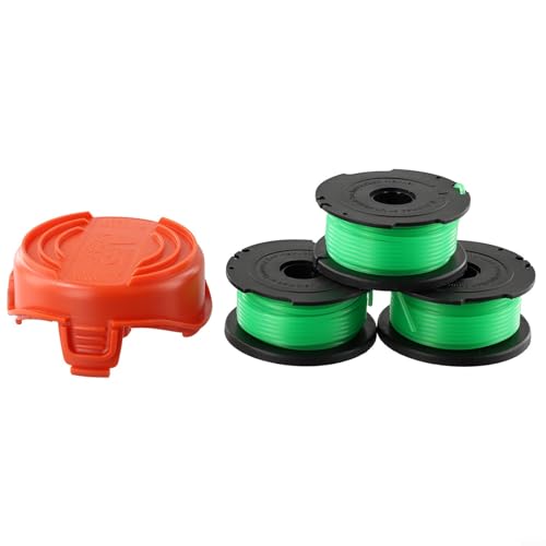 3 Stück Ersatz-Trimmerspule mit Kappe für Black & Decker für GL7033 GL8033 GL9035 kompatible Ersatzteile 3 Stück Ersatz-Trimmerspule mit Kappe für Black & Decker für GL7033 GL8033 GL9035 kompatible Ersatzteile von Allthingstore
